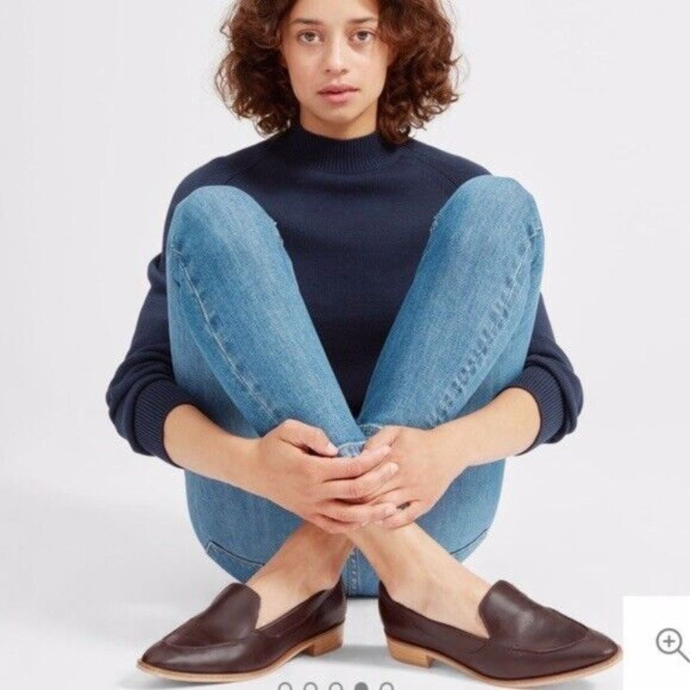Everlane Brown Leather Flats Loafers